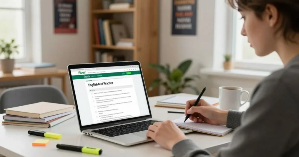 fiverr english test tips
